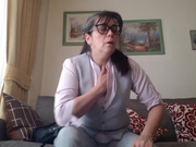 Step mommy Surprise In Webcam Video Call