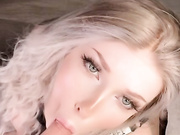 Milkimind POV Dildo Blowjob With Fake Cum Facial