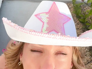 Halli_n_lover Deep BJ Wearing Cowboy Hat